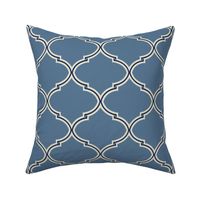 Lily Trellis in French Blue and Navy