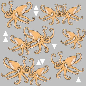 Octopus Meets Triangles - Grey