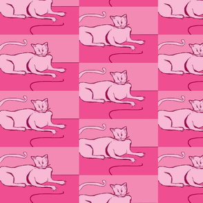 Ultra Pink Damask Catfink