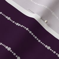 drippy dots - midnight purple