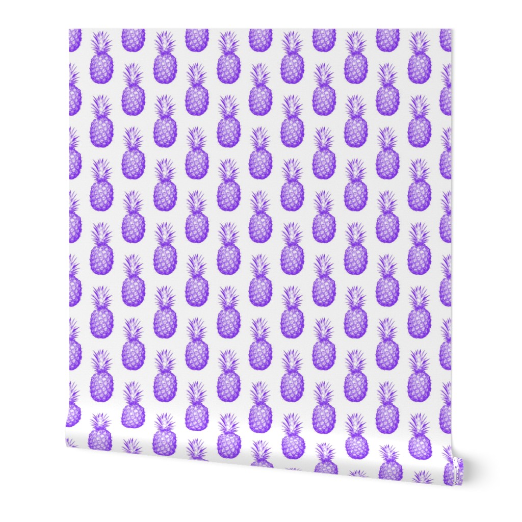 Purple Pineapples - Medium tiling pattern