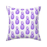 Purple Pineapples - Medium tiling pattern