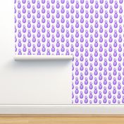 Purple Pineapples - Medium tiling pattern