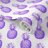 Purple Pineapples - Medium tiling pattern