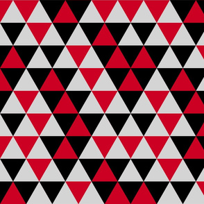 Triangles Red Black Grey