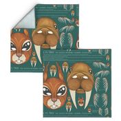 The Amazing Reversible Squirrel and Walrus Two Sided Halloween Mask