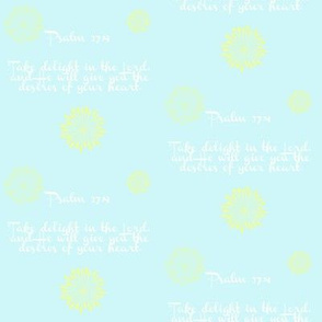 psalm 37:4 - aqua