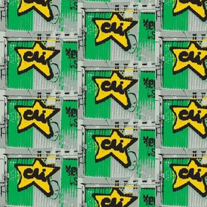 Star Power - green quilting version