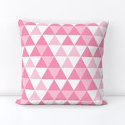 Triangles Pinks White