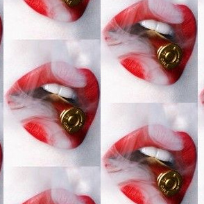Smoke red lips people woman HD wallpaper  Pxfuel