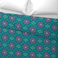 Blooming Mandala-Turquoise