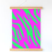 Pink and Green Zebra