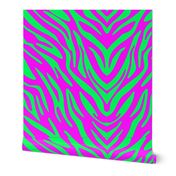 Pink and Green Zebra