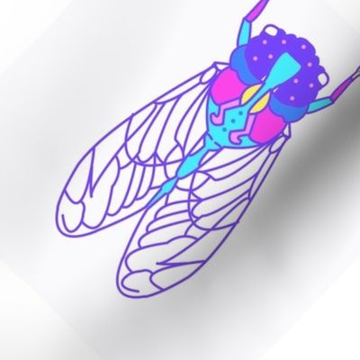 neon cicada