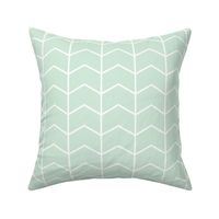 chevron // mint - Woodland Collection