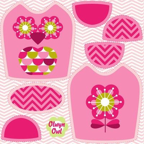 mini owl pink