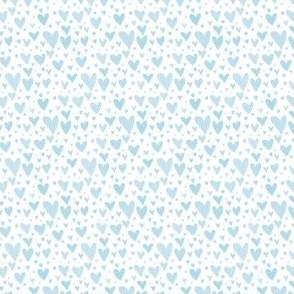 Tiny Hearts Scatter - Baby Blue