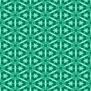 Patchwork in Deep Turquoise: Spinners