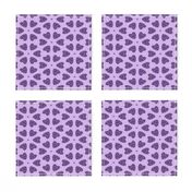 Patchwork in Purple: Hearts as Flowers
