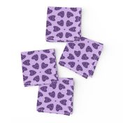 Patchwork in Purple: Hearts as Flowers
