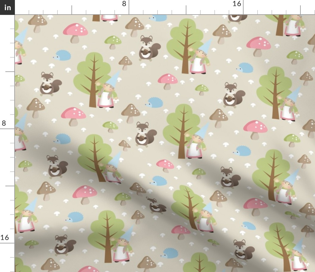 Woodland Friends - Pink