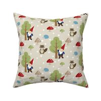 Woodland Friends - Red