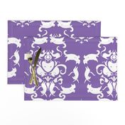 Playful Feline Damask