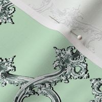 Rococo Swag ~ Viennese Mint 
