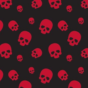 Skull Confetti - Red