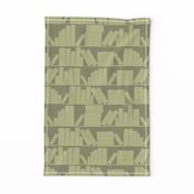 library book shelves khaki olive green 