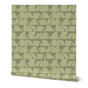 library book shelves khaki olive green 