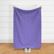 Tiny Westies on Purple Plaid