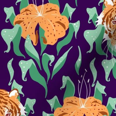 Tiger Lily Damask