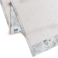 Bare Branches Birdcage Blue Gray-ch