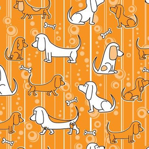 Modern Bassets (Orange)