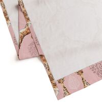 Big Cat Damask (rose quartz) LRG