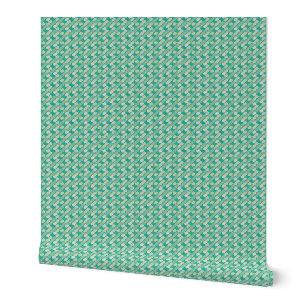 Sea Green Mermaid Tail Small (Vertical)