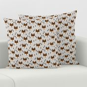 fox // grey and rust geometric fox head kid baby boy nursery kids