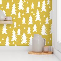 tree // trees mustard yellow kids nursery outdoors camping woodland forest