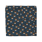 fox head // geometric fox head kids nursery baby boy nursery