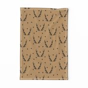 antler // brown kids boys camping hunting buck doe deer antler