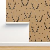 antler // brown kids boys camping hunting buck doe deer antler