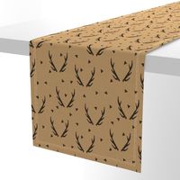 antler // brown kids boys camping hunting buck doe deer antler