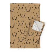 antler // brown kids boys camping hunting buck doe deer antler