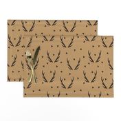 antler // brown kids boys camping hunting buck doe deer antler