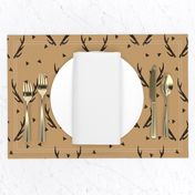 antler // brown kids boys camping hunting buck doe deer antler