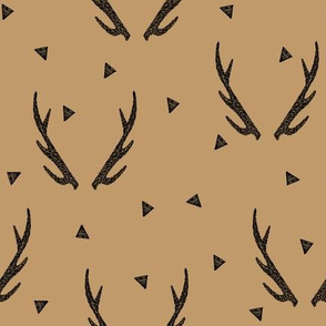 antler // brown kids boys camping hunting buck doe deer antler