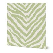 Large Scale Zebra in Spring Green 2