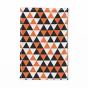 Triangle Black Orange White