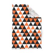 Triangle Black Orange White